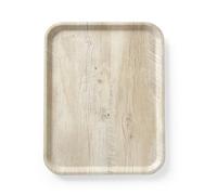 HENDI Melamine serving tray with wood print, woodlight, 330x430 mm