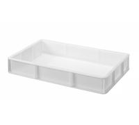 HENDI pizza ball box, for transporting and storing dough, temperature-resistant from -40° to 90°C, pizza dough box, dough tray, yeast box, stackable, BPA-free, GN1/1, 530x325x(H)90mm, HDPE