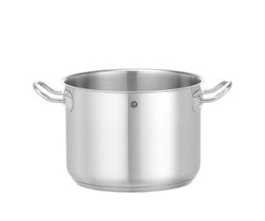 HENDI Saucepan, High, without lid, Vegetable pot, Suitable for gas stove, Induction stove, Electric stove, Ceramic stove, Dishwasher safe, 5L, ø200x(H)160mm, Stainless steel