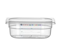 HENDI Storage container Gastronorm 1/9, HACCP, 176x108x(H)65 mm, 0.6 L
