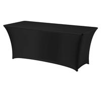 HENDI Table cover Symposium rectangular, black, 1200x760x(H)730 mm