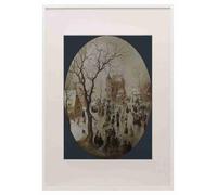 Hendrick Avercamp A Winter Scene with Skaters near a Castle A3 A4 Framed Print