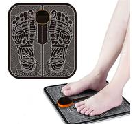 HENESE EMS Foot Massager, USB Foot Massager, Electric Foldable and Portable Foot Massager, Promotes Blood Circulation, Relieves Muscle Pain, 8 Modes and 19 Intensities