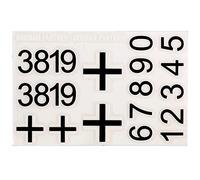 HENG LONG Original Sticker Set, Decals | Set for 1:16 Tank RC Model German Panther 3819 | Replacement Part for Brand Models: Heng Long, Taigen, Torro 19-073