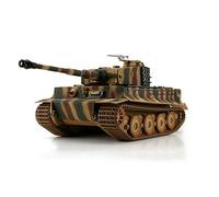 Heng Long Torro RC Tank Tiger 1 with Metal Chains, Metal Base Late Version BB Summer Camouflage