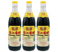 Heng Shun Chinkiang Rice Vinegar Great For Dumplings 550ml (Pack of 3)