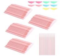 HENGBIRD 400 Piece Eyelash Brush Set with Eyelash Sheets Eyelash Brush and Eyelash Brush for Eyelash Extension and Make-Up, as Eyelash Lifting Accessories for Cosmetic Studio and Home