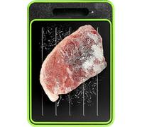 HENGBIRD Frost Away Chopping Board with Defrost Function, 4-in-1 Kitchen Gadget with Integrated Knife Sharpener and Spice Grater, Defrosting Plates, Quick Defrosting Plate for Food, No Loss of Taste
