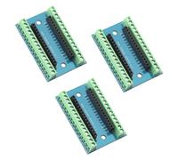 HENGBIRD Nano Extension Board, Nano Shield, Nano Holder, Nano IO Shield V1.O Simple Expansion Board with Screw Terminals, Compatible with Arduino, Pack of 3