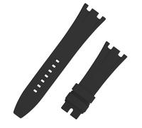 hengfento2 30mm Watch Rubber Strap Replacement For Audemars Piguet Royal Oak Offshore 26400 26405 26570 15710 43mm 44mm Case (Black)
