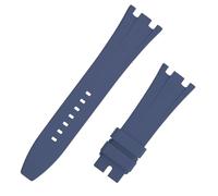 hengfento2 30mm Watch Rubber Strap Replacement For Audemars Piguet Royal Oak Offshore 26400 26405 26570 15710 43mm 44mm Case (Blue)