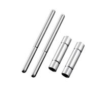 hengfento2 Bracelet Link Pin Tube Replacement For Omega Double Eagle 24mm Watch Band pin Stainless Steel (0.9 * 14.7/1.2 * 5.5)