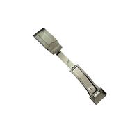 hengfento2 Buckle Clasp Band Replacement For Rolex Gmt Daytona Oyster Rubber Watch Strap Stainless Steel 16mm, Frosted steel color, 16mm