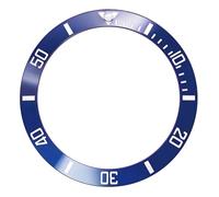 hengfento2 Ceramic Bezel Insert Replacement For 38mm Rolex Submariner 116610 116618 114060 116613 (Blue)