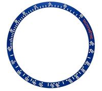 hengfento2 Ceramic Bezel Replacement For Omega Speedmaster Moonphase 44.25mm 304.33.44 Watch Insert (Deep blue + Silver)