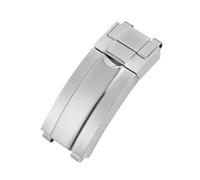 hengfento2 Glide-Lock Buckle Clasp Band Replacement For Rolex Datejust Submariner Gmt Daytona Strap Adjustable Stainless Steel 16mm