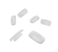 hengfento2 New Nose Pads 13mm x 7mm Replacement for Costa Mar/Maui Jim Aviator Push-in Sunglasses Eyeglasses Soft Silicone Nose Bridge Pads,Anti-Slip Nose Guards(13 * 7mm) (3 Pairs)