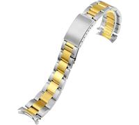 hengfento2 Oyster Watch Band Bracelet Replacement For Rolex Midsize Stainless Steel 21mm (Bright room gold)