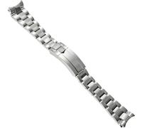 hengfento2 Oyster Watch Band Replacement For Rolex Datejust,Submariner,Gmt 16610 16800 Glide Lock Frosted steel color 20Mm