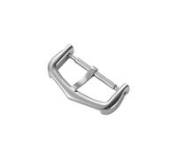 hengfento2 Pin Buckle Clasp Band Replacement For Cartier Ballon Bleu Tank Watchbands Stainless Steel (Silver, 14mm)