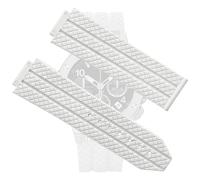 hengfento2 Rubber Watch Strap Band Replacement For Hublot Big Bang 44-45 Silicone Bracelet With Screwdriver Tires Style (White, 25 * 19 * 22mm)