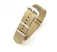 hengfento2 Strap Watch Band G10 Replacement For Omega Premium Ballistic Nylon Military Raf Stitched Bond Iw 20mm (Khaki Brown)