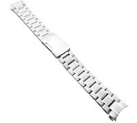 hengfento2 Watch Band Solid Link For Omega Bracelet Speedmaster Moonwatch 3570 1861 Stainless Steel 20Mm