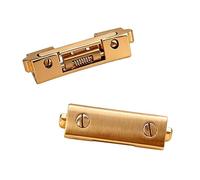 hengfento2 Watch Band Strap Link Replacement For Cartier Santos Quick-Release 18.5mm (Rose Gold)