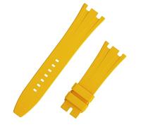 hengfento2 Watch Rubber Band Strap Replacement For Audemars Piguet Royal Oak Offshore 15300 15400 27Mm (Yellow)