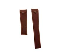 hengfento2 Watch Rubber Strap Band Replacement For Tag Heure Waterproof sport Arc High End Curved Silicone 22mm (Brown)