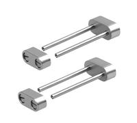 hengfento2 Watch Tube Screw Adapter Eyelets Replacement for Suunto Core Rubber Band Heavy Duty Kit Swiss Stainless Steel TQ (Silver)
