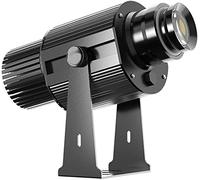 HENGGEEU GOBO Light Logo GOBO Projector Lamp 15W Logo Image Projector Light Store Hotel Bar Wedding Sign Event Advertising,Black,outdoor