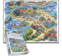 Hengistbury Head - 1000 Pieces Jigsaw Puzzle For Adults Teens And Kids - Made In Britain, Difficult Jigsaw Puzzles For Adults Size 66cm X 50cm