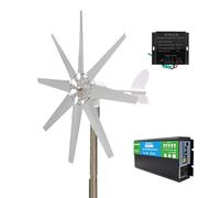HENGJINGTR 12000W 12V/24V Wind Turbine Controller IP65 Waterproof Wind Charge Regulator with Full Protection, Easy DIY Installation for Home Off-Grid System,48V