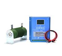 HENGJINGTR 14000W MPPT Solar Wind Hybrid System Charge Controller,220V Auto High Efficiency Regulador Regulator Home Use Wind Generators(Blue),220V