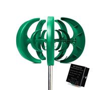 HENGJINGTR 14000W No Noise Vertical Axis Wind Turbine Generator, 12V-220V Magnetic Levitation Wind Turbine with MPPT Controller for Green Windmill,48V
