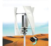 HENGJINGTR 16000W 3 Blades No Noise Household Magnetic Levitation Wind Turbine Kit, Vertical Wind Turbine W/Controller for Home, Garden Lighting(12V-220V),24V