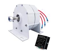 HENGJINGTR 16000W No Noise 220V Low Speed 3 Phase Permanent Alternator for Household Use in Wind Turbines And Water Turbines,24V