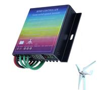 HENGJINGTR 19000W MPPT Waterproof Wind Charge Controller, 12V/24V AUTO for Wind Turbine Generator 48V for Home Battery(220V),24V