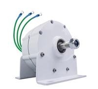 HENGJINGTR 3000W Gearless Wind Turbine Generator, 220V-12V Low RPM AC DC Power Magnetic Dynamo Water Turbine Hydro Alternator for Wind Water Turbine(With Base),48v