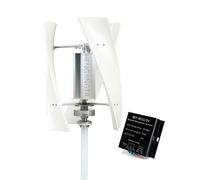 HENGJINGTR 3000W Wind Turbine Generator, AC Output 12V 24V 48V 220V with 3 Blades Controller Wind Vertical Permanent Magnet Generator Kit for Hybrid Wind Solar,48V
