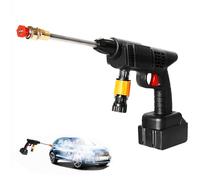 HENGJINGTR 300W Cordless High Pressure Car Washer Spray Water Gun, 10000Mah Battery Generator Car Washing Machine for Auto Home Cleaning,10 electricity for 48V