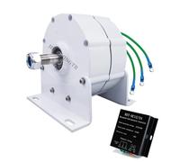 HENGJINGTR 48V,110V Or 220V Permanent Magnet Generator, 12000W Low Speedstable Permanent Magnet Alternator with Base Use for Wind Turbine Water Turbine
