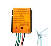 HENGJINGTR 48V,12V/24V 300W-1000W MPPT PWM Wind Turbine Generator Controller, 16A-40A IP67 Waterproof Controller for Horizontal Vertical Wind Turbine Generator(Yellow)