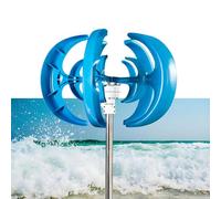 HENGJINGTR 48V,8000W 3-Phase Vertical Wind Generator,12V 24V 48V The Wind Turbine Can Start From The Breeze And Adapt To The Wind 360°, No Yaw System Is Needed