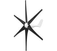 HENGJINGTR 6000W 12V/24V Wind Turbines Generator, 6-Blade Outdoor Windmill Turbine Kit Suitable for Outdoor/Street Lighting with MPPT Controller,12v