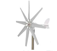HENGJINGTR 8000W 8 Blades Horizontal Wind Turbine Generator Kit with Controller 12V 24V 48V New Energy Wind Turbine Generator Suitable for Wind/Solar Power Systems,24V