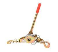HENGJINGTR Hand Crank Winchtool, Rope Puller 1T/2T Capacity Wire Rope Tensioner with Dual Hook System Steel Construction Tool Suitable for Fastening Buildings And Goods,1t
