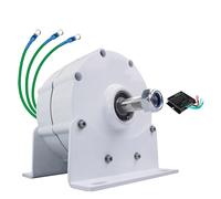 HENGJINGTR High Output 10000W Gearless Permanent Magnet Alternator 12V-220V Free Energy DIY Three-Phase Alternator for Wind Or Hydro Generators(With Base),12V
