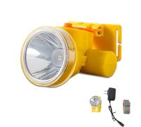 HENGJINGTR LED High Brightness Lithium Battery Head Mounted Mining, 2400Mah Explosion-Proof Headlight, Coal Mine Strong Light Waterproof Charging Mining Lamp